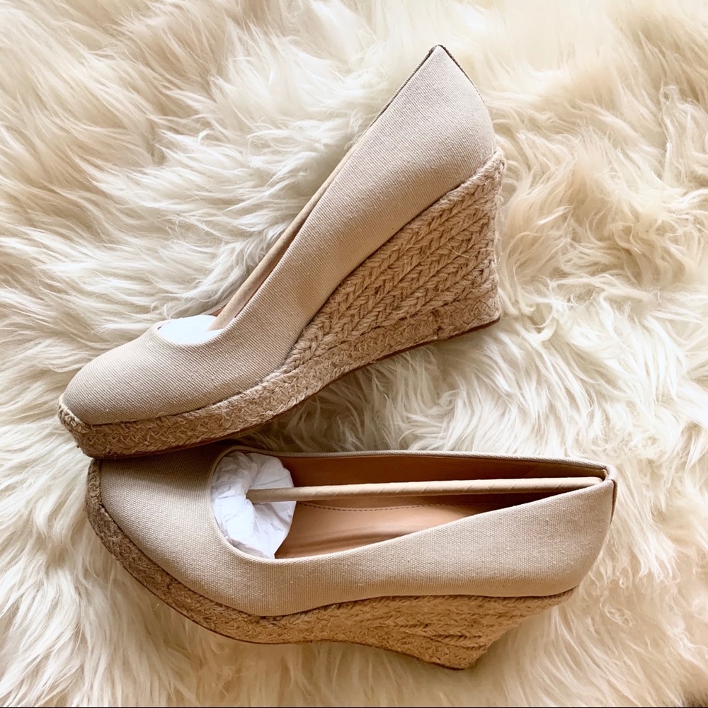 New J. crew Wedge Heels